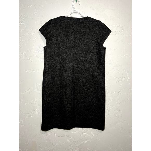 Broadway and broome wool pocket shift dress womens medium contemporary neutral - Picture 8 of 10